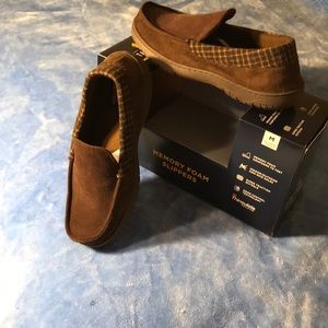 Stafford Memory Foam Slippers.